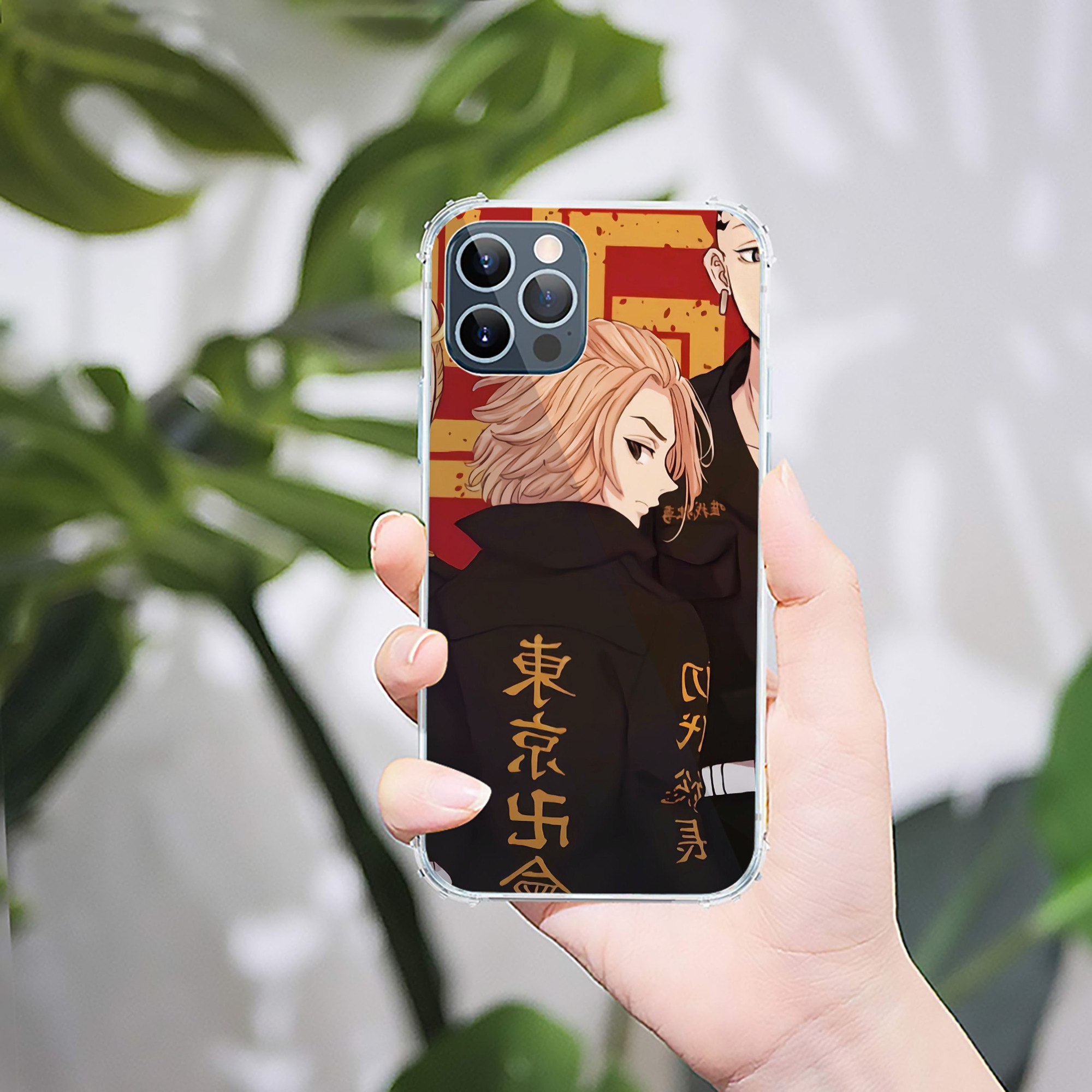（画像用） 東京リベンジャーズ Tokyo Revengers 【iPhone 12シリーズ対応】透明スマホケース（クリアソフトケース）
